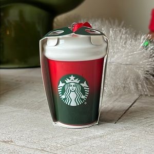 2021 Starbucks Red Green Ombré Ornament